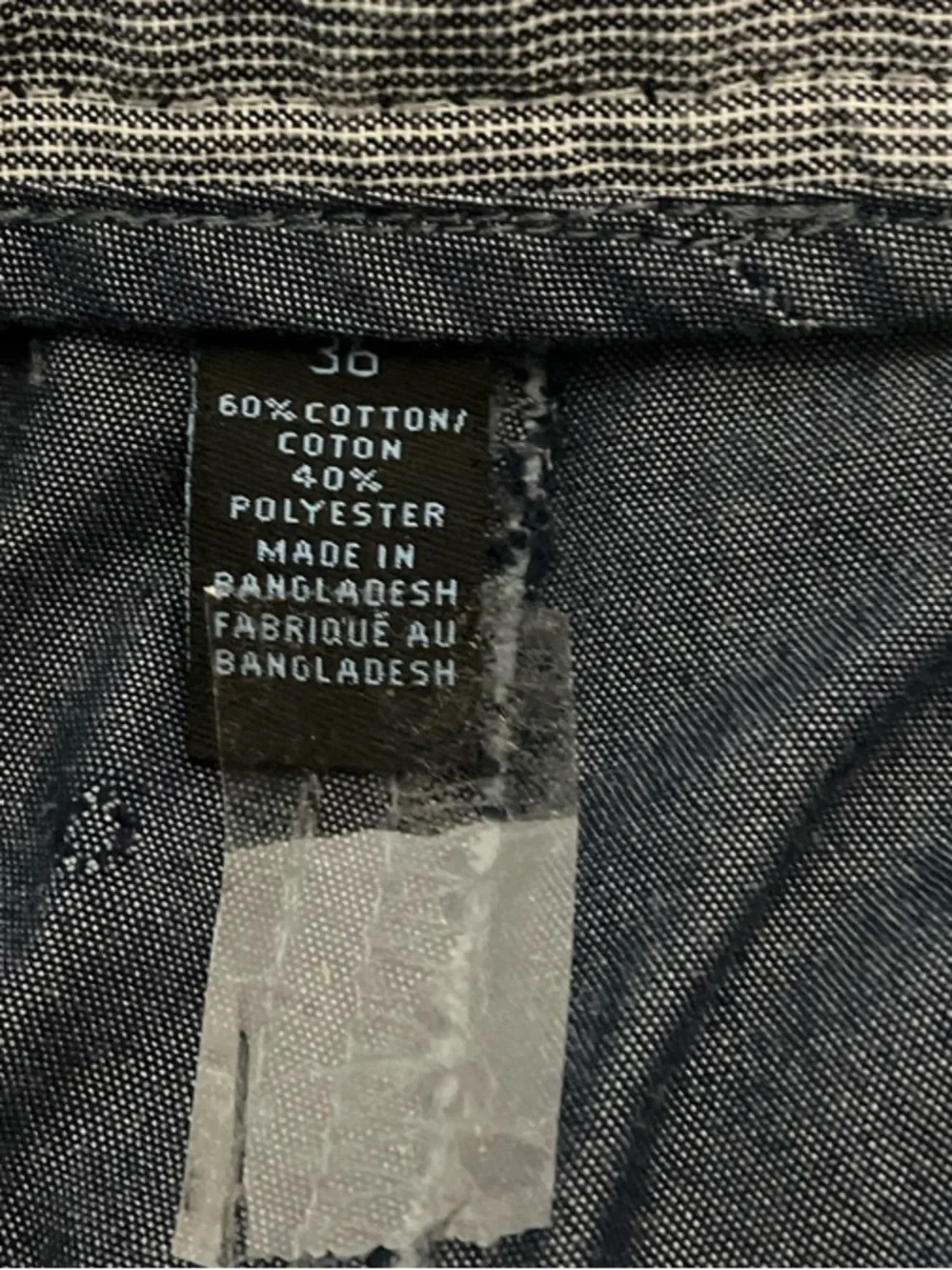 Van Heusen Men's Navy Patterned Flat Front Shorts